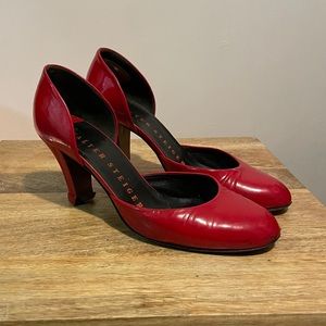 Vintage Walter Steiger Red Patent Pumps